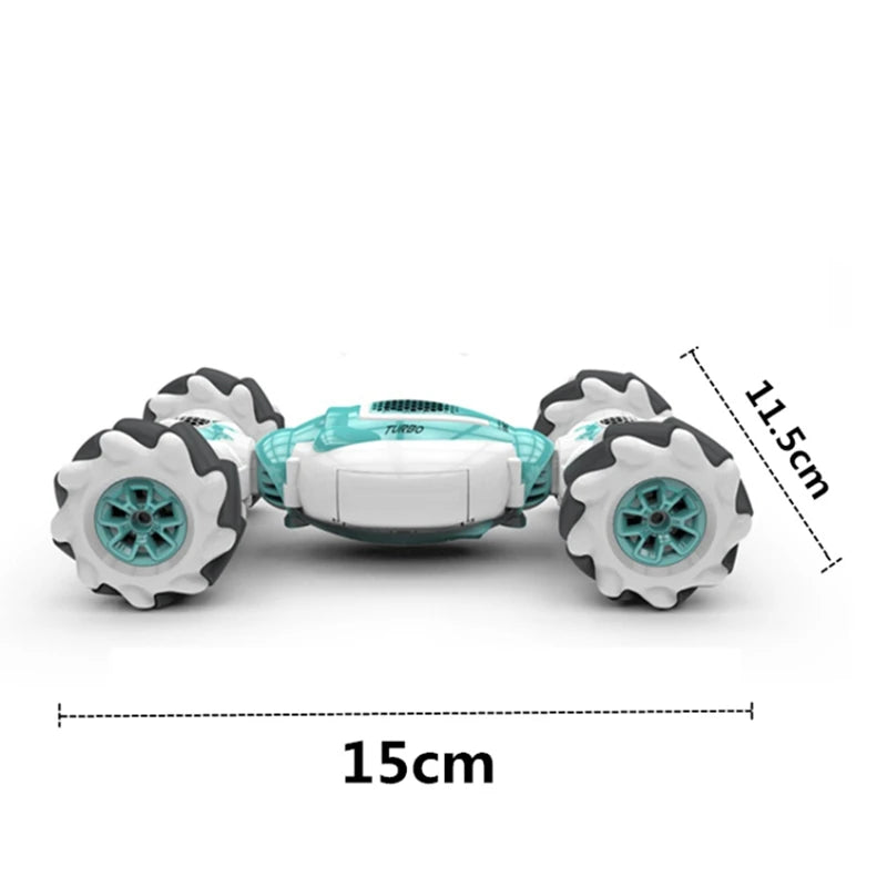 S-012 2.4GHz 4WD Mini RC Stunt Car Remote Control Watch Gesture Sensor Electric Toy RC Drift Car Rotation Gift for Kids Gift